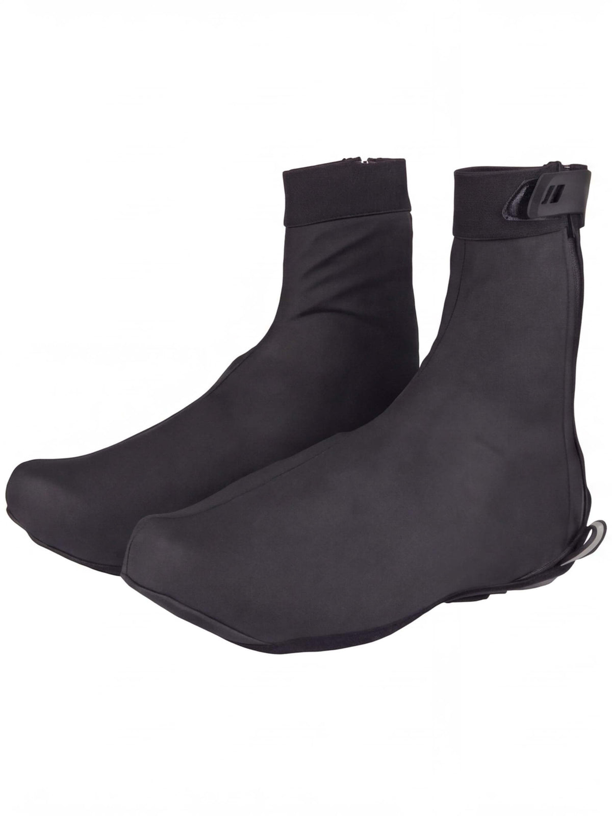 Cycling Overshoes with Rear Zipper and Ankle Strap