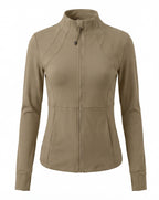 Women’s Full-Zip Training Jacket with Stand Collar