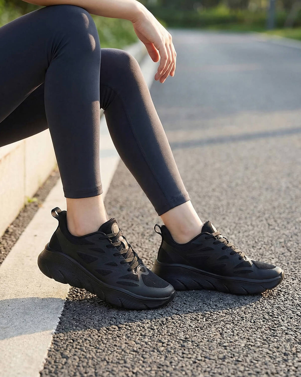 Walking Sneakers with Cushioned Sole