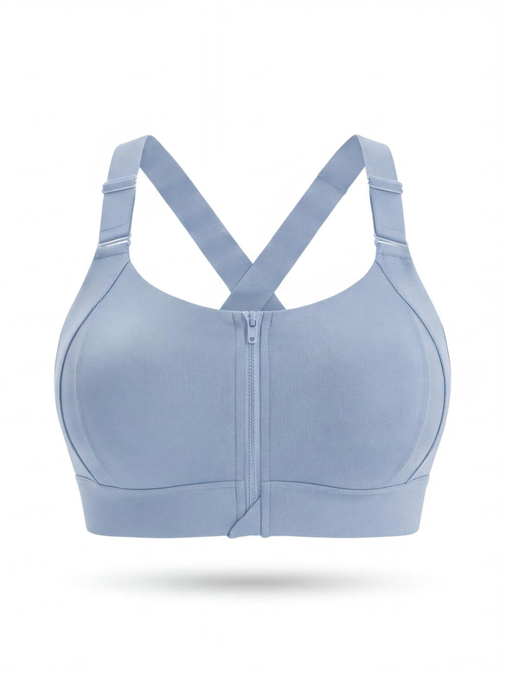 Women's Adjustable Front-Zip Sports Bra