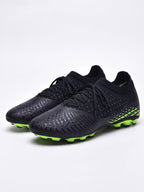 Soccer Cleats with Knit Collar and Textured Upper