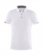 Quick-Dry Golf Polo Shirt with Button Placket