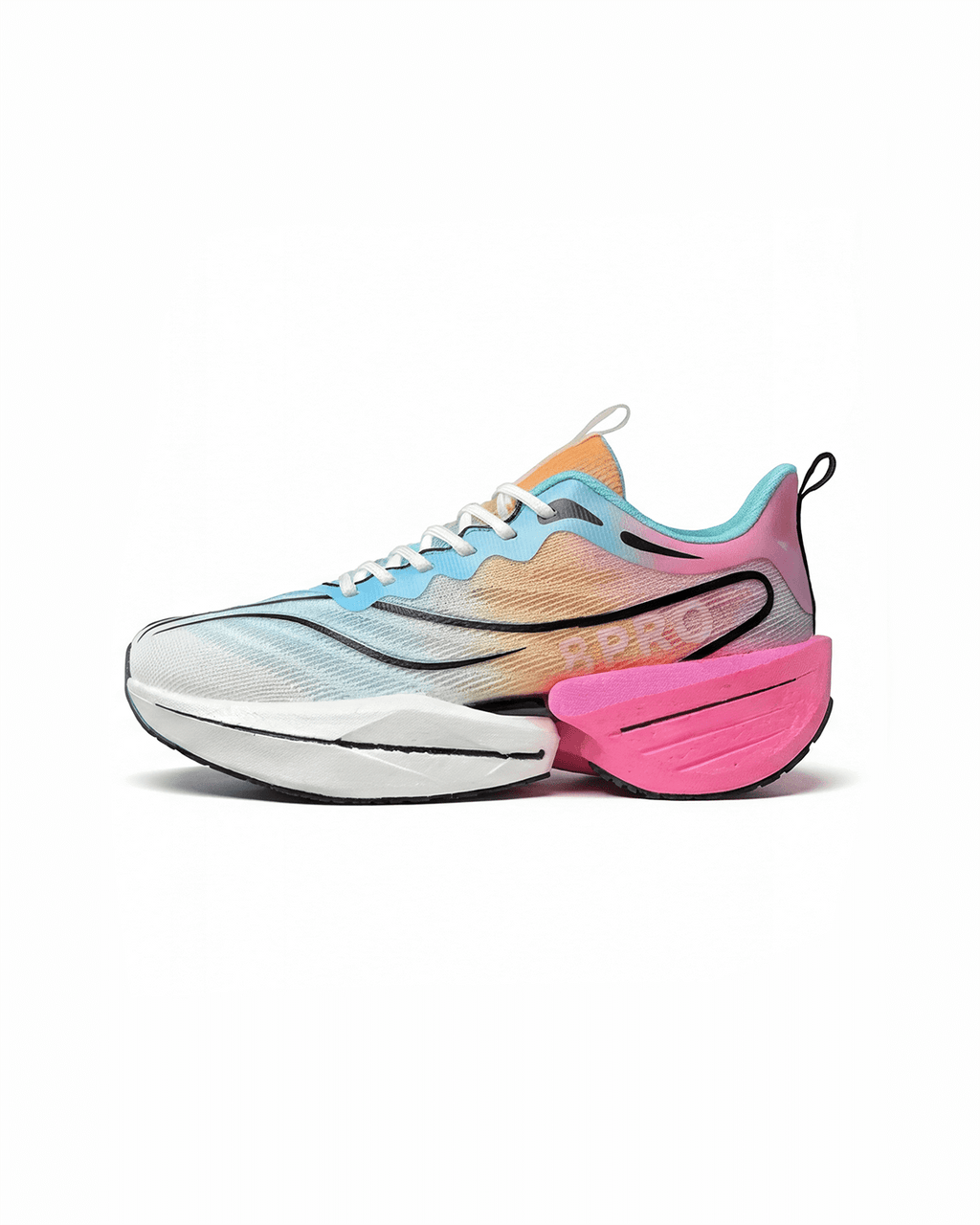 Lightweight Lace-Up Running Shoes with Cushioned Midsole