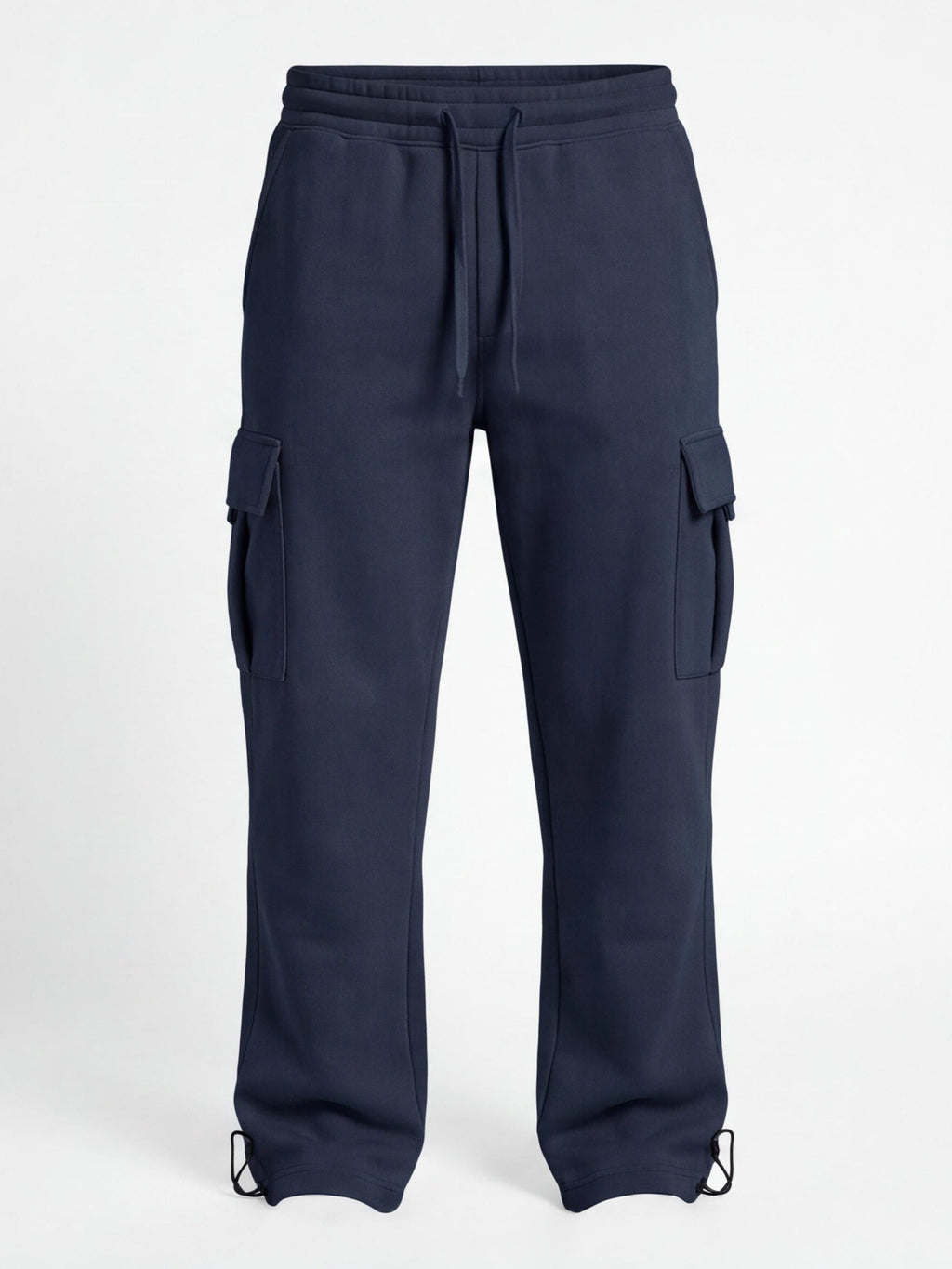 Fleece-Lined Cargo Pants with Adjustable Hems