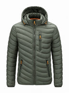 Hooded Quilted Insulated Jacket