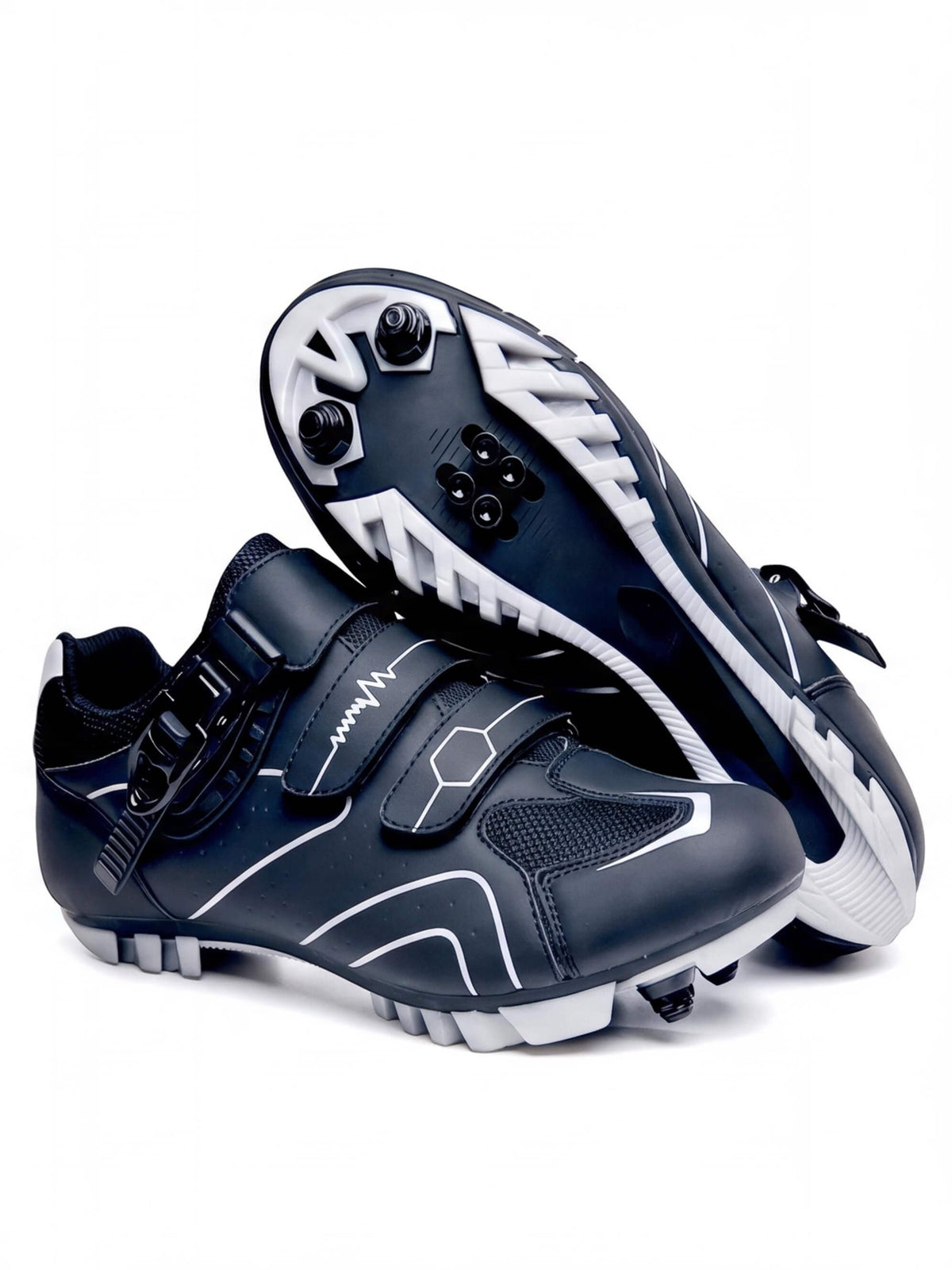 Road Cycling Shoes with Three-Point Adjustable Fastening