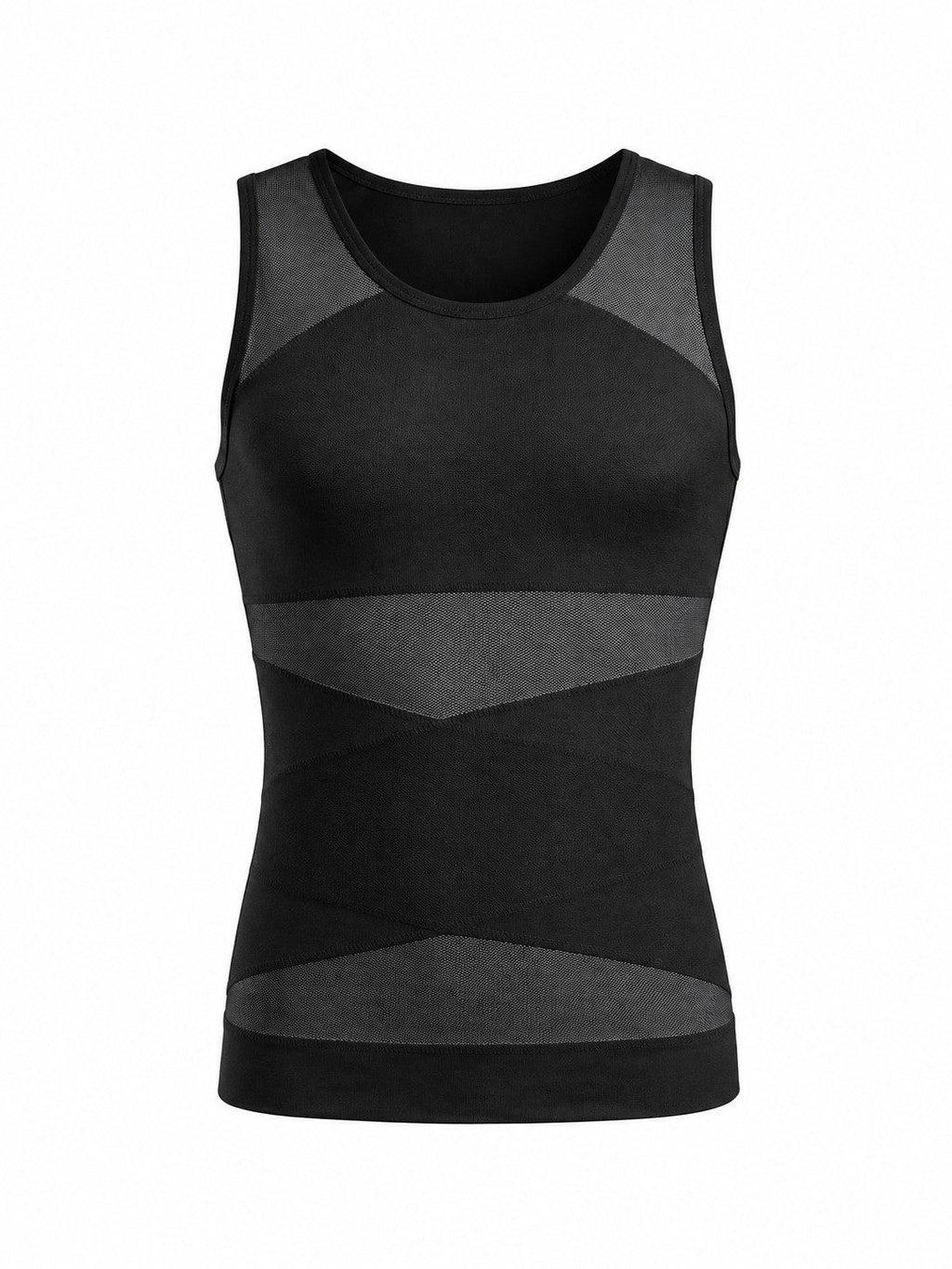 Men's Targeted Compression Tank with Mesh Ventilation