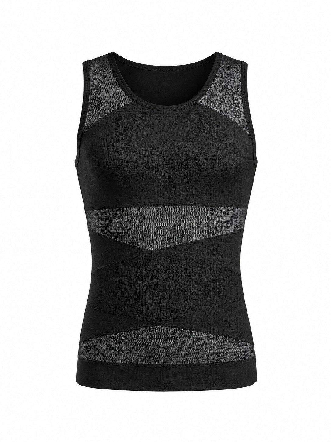 Men's Targeted Compression Tank with Mesh Ventilation