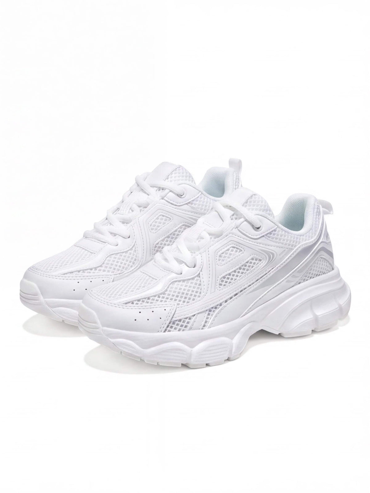 Women’s Mesh Trainers with Segmented Cushioning and Support Panels