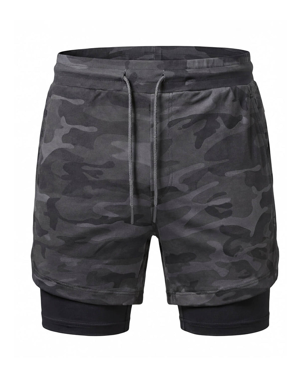 Men's 2-in-1 Training Shorts with Phone Pocket