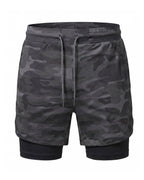 Men's 2-in-1 Training Shorts with Phone Pocket