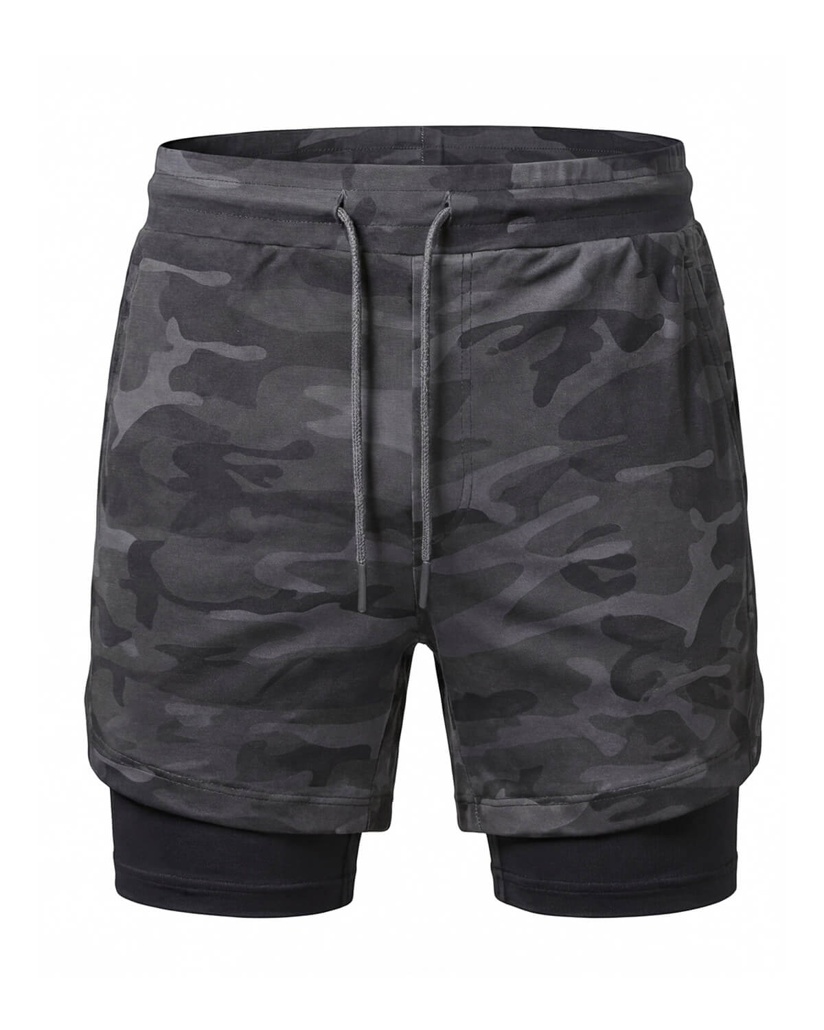 Men's 2-in-1 Training Shorts with Phone Pocket