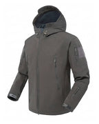 Hooded Hiking Jacket and Pants with Multiple Zipper Pockets