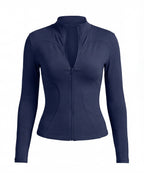 Women’s Full-Zip Training Jacket with Thumb Holes