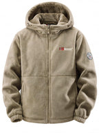 Full-Zip Hooded Fleece Jacket