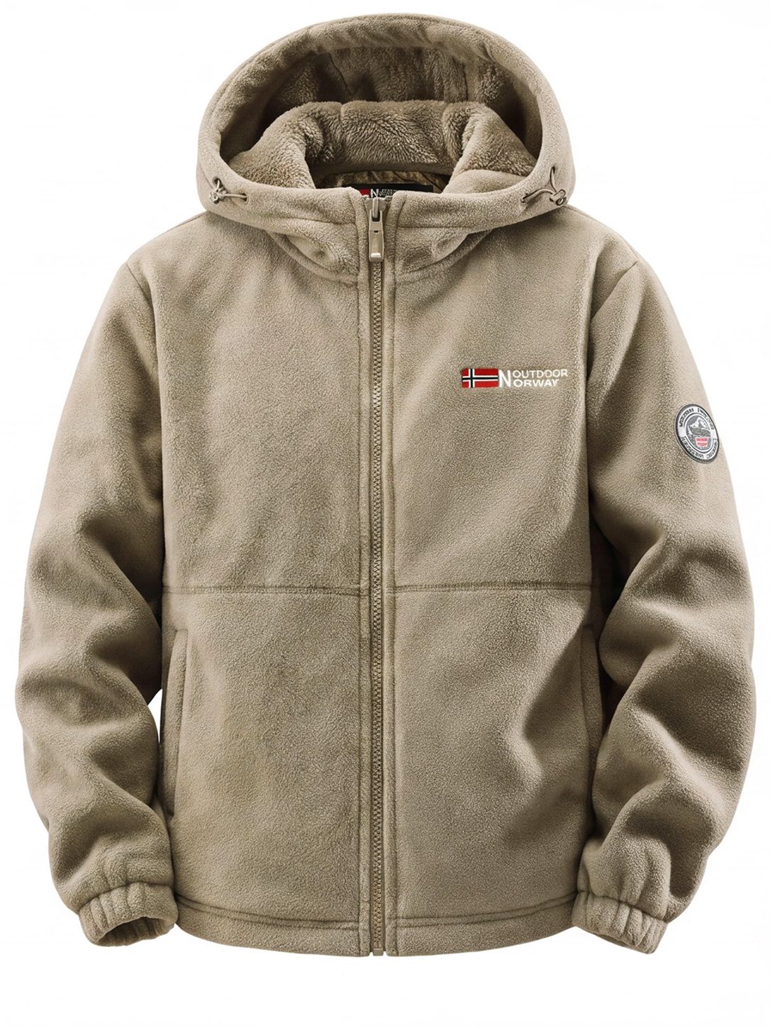Full-Zip Hooded Fleece Jacket