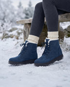 Lace-Up Winter Ankle Boots with Soft Lining