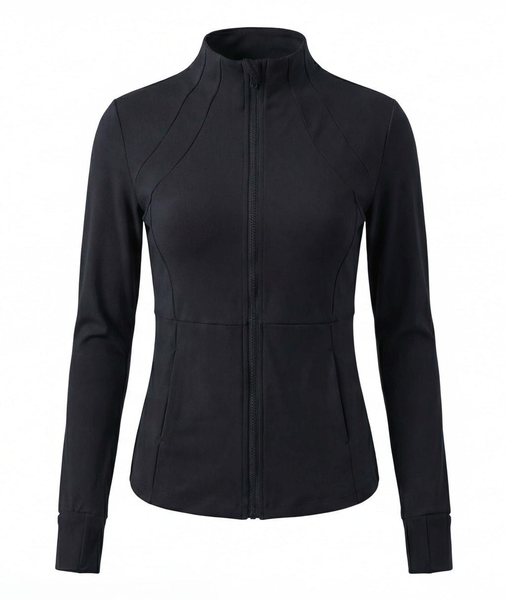 Women’s Full-Zip Training Jacket with Stand Collar