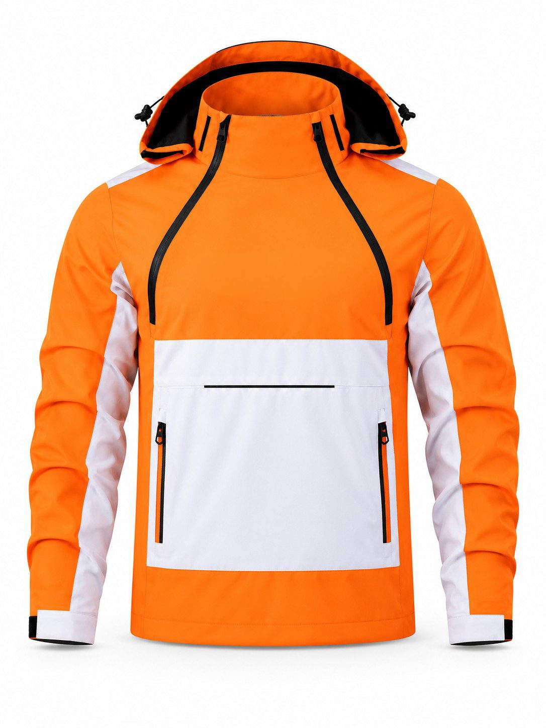 Hooded Softshell Anorak Hiking Jacket