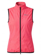 Women's Mesh-Back Cycling Wind Vest with Rear Pocket