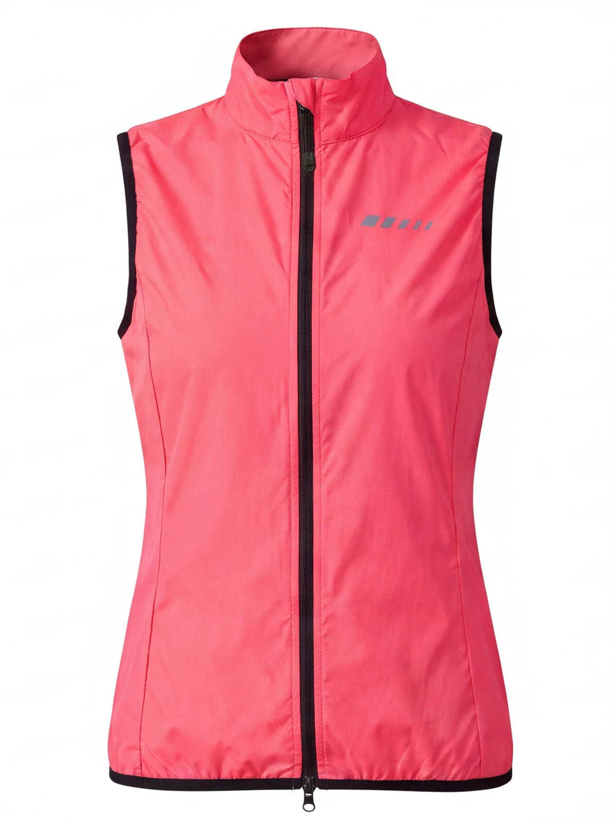 Women's Mesh-Back Cycling Wind Vest with Rear Pocket