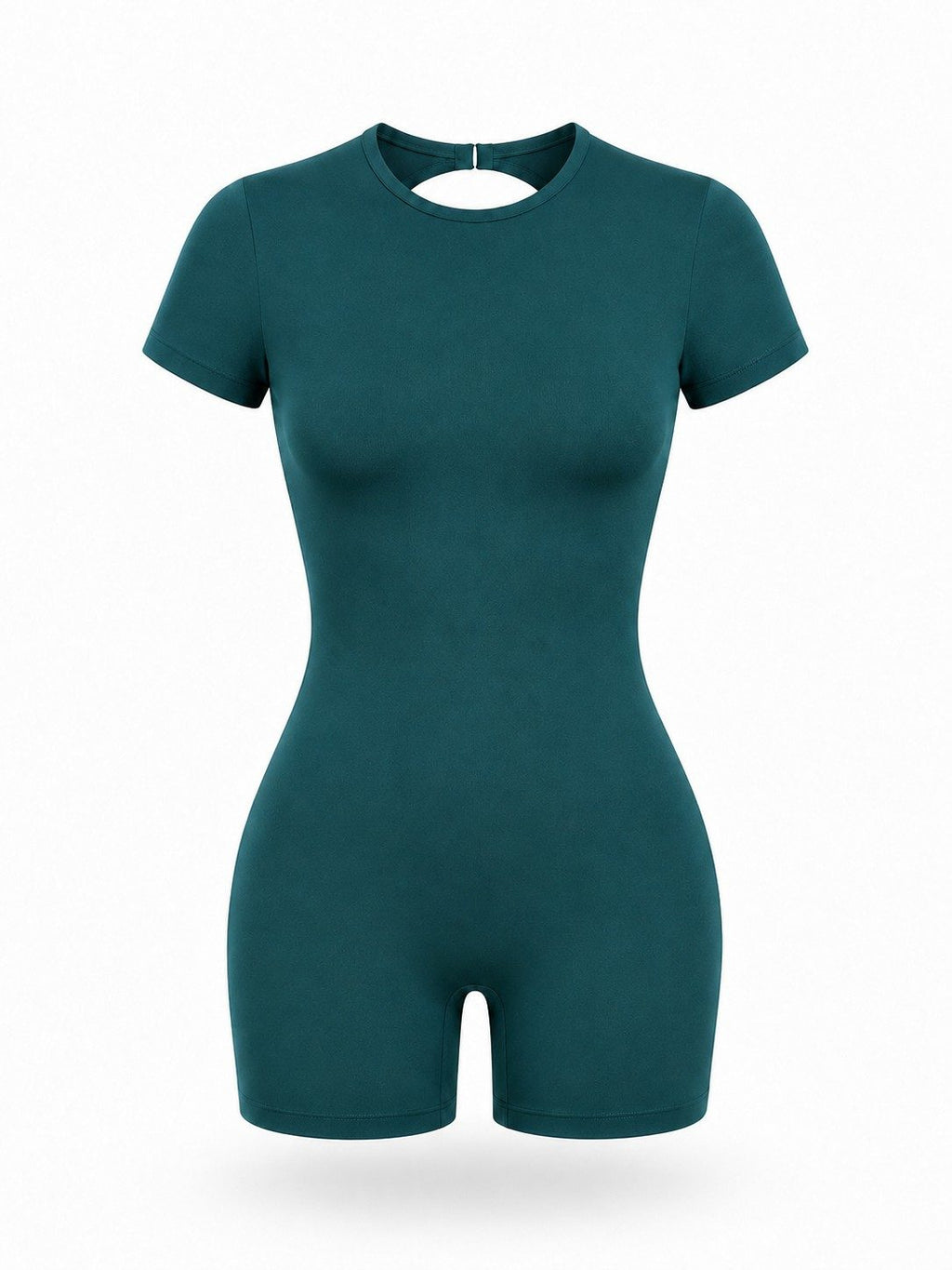 Women's Open-Back One-Piece Workout Romper