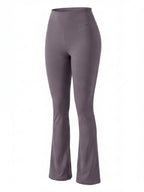 High-Waisted Flared Workout Leggings