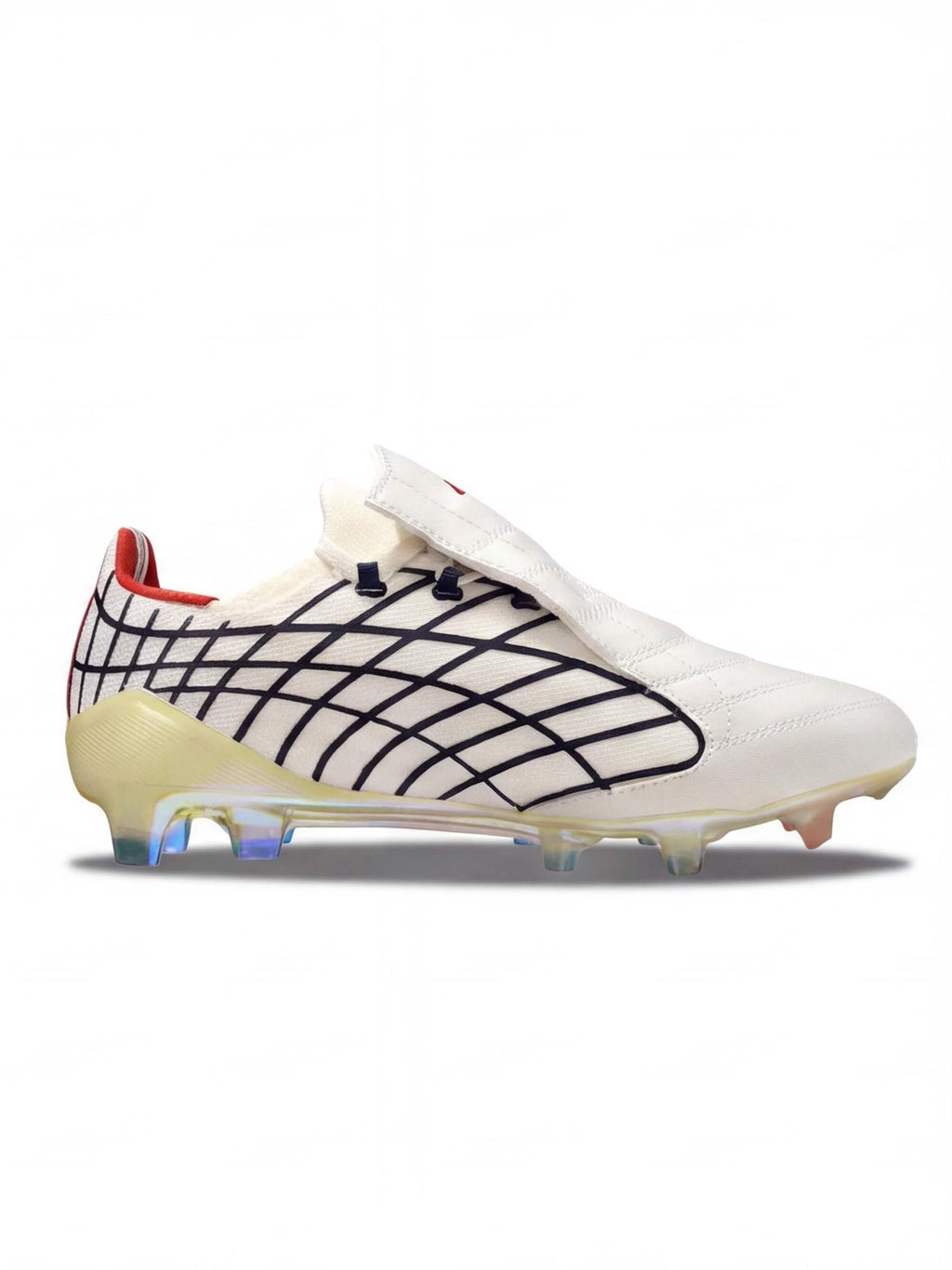 Laceless Soccer Cleats with Molded Traction Studs