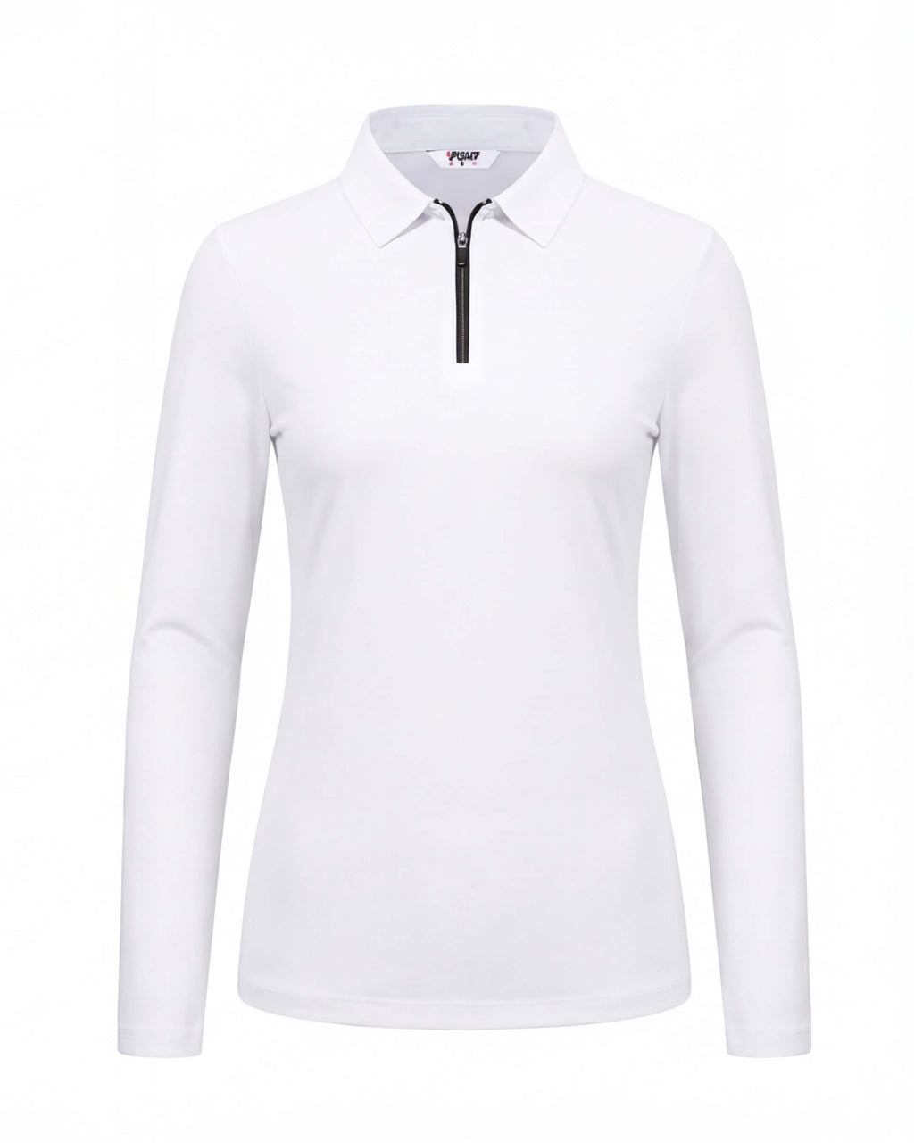 Women’s Long Sleeve Golf Polo with Half-Zip Collar