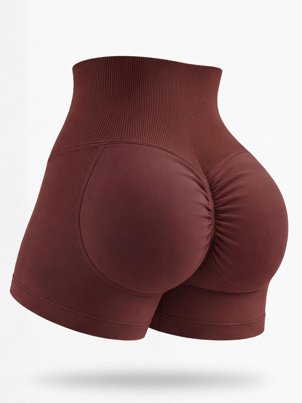 High-Waisted Scrunch Workout Shorts