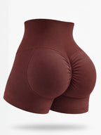 High-Waisted Scrunch Workout Shorts