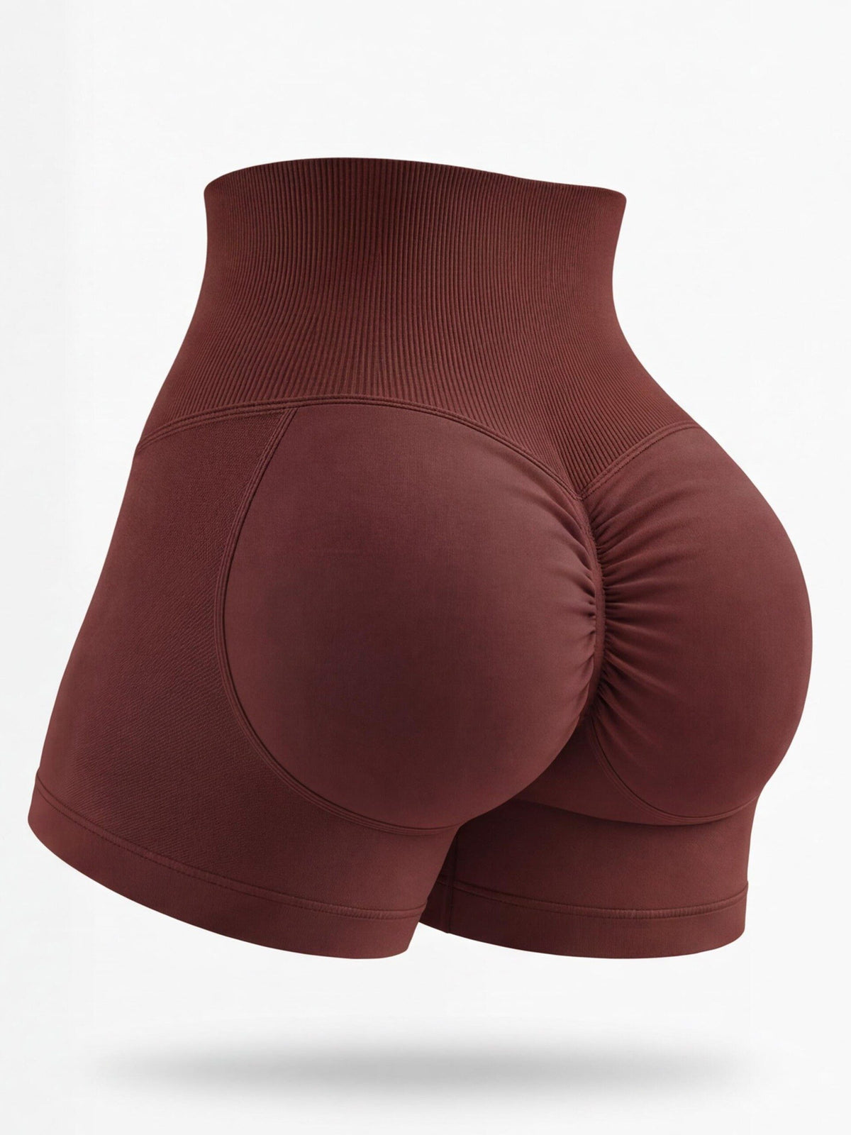 High-Waisted Scrunch Workout Shorts