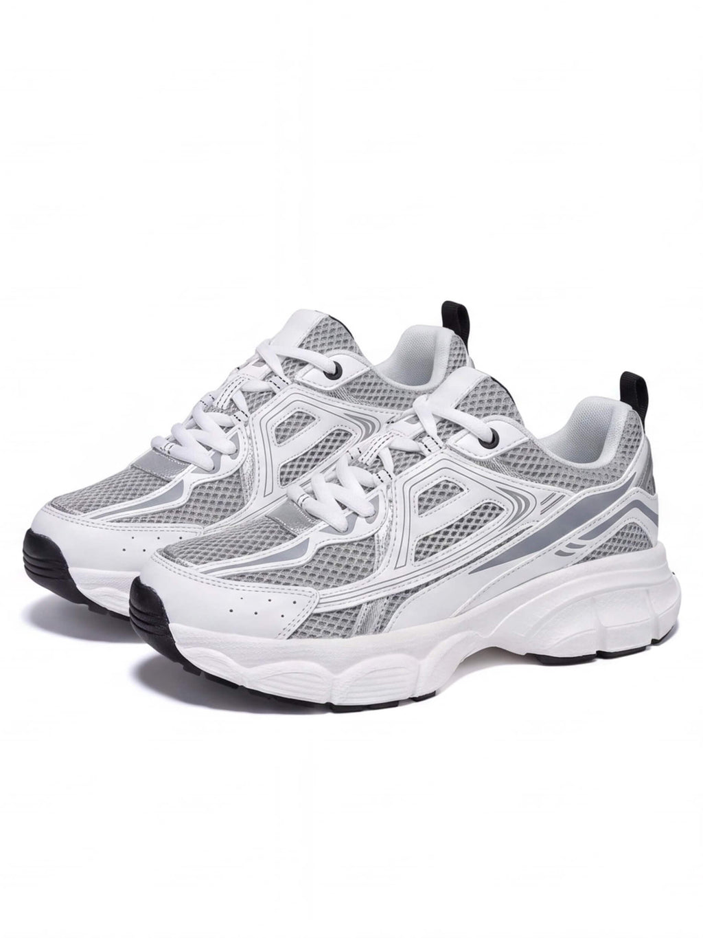 Women’s Mesh Trainers with Segmented Cushioning and Support Panels