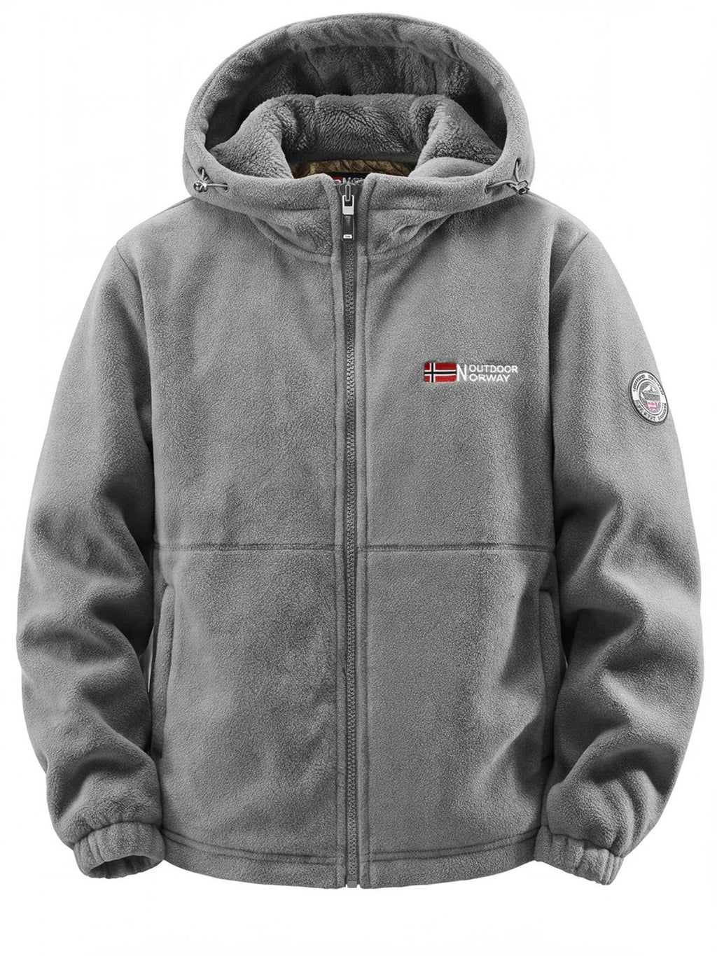 Full-Zip Hooded Fleece Jacket