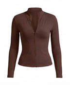 Women’s Full-Zip Training Jacket with Thumb Holes