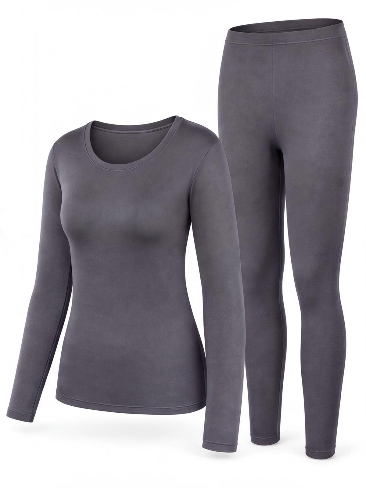 Women's Lightweight Thermal Base Layer Set with Four-Way Stretch