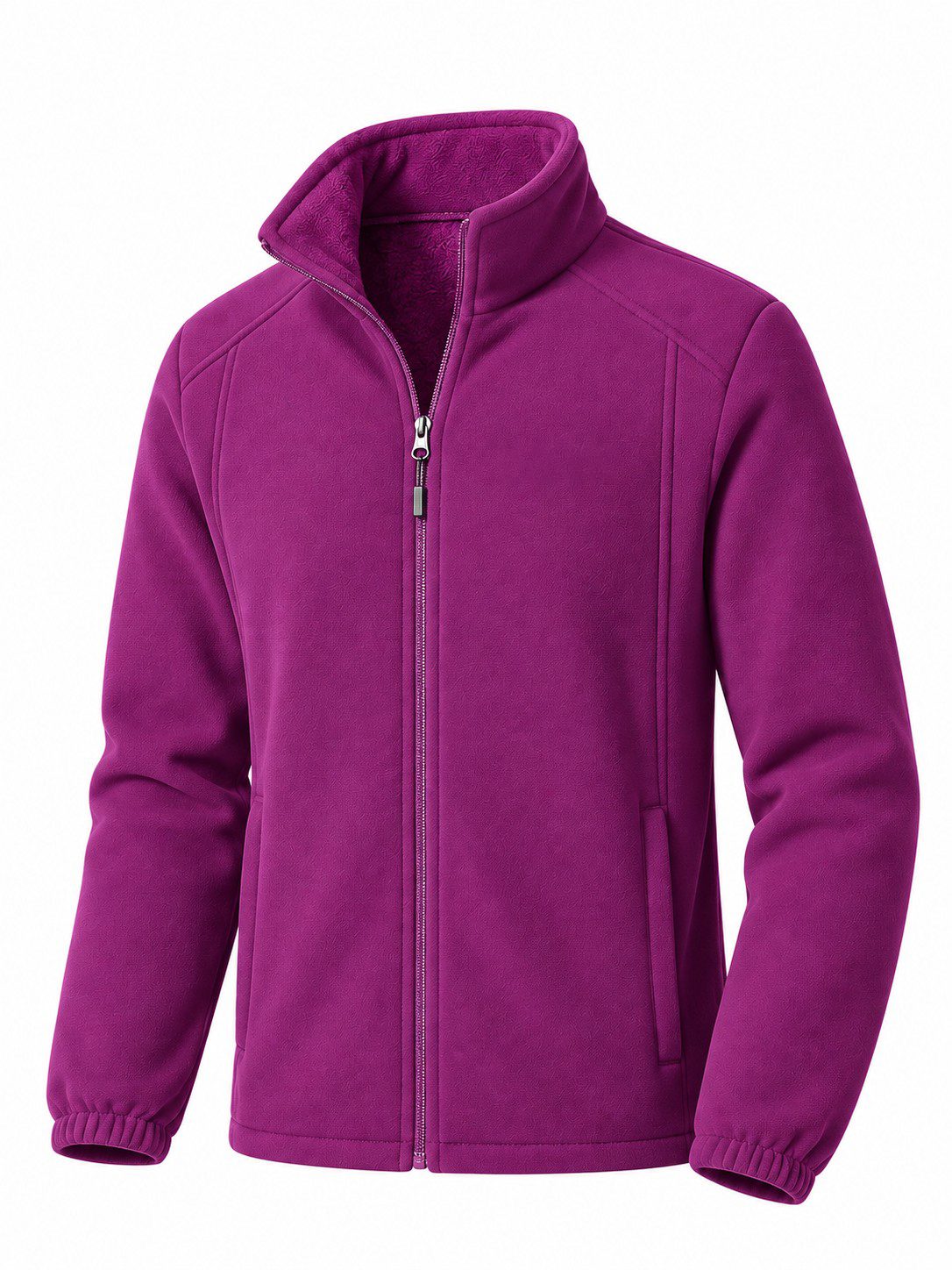 Women's Thick Full-Zip Fleece Hiking Jacket