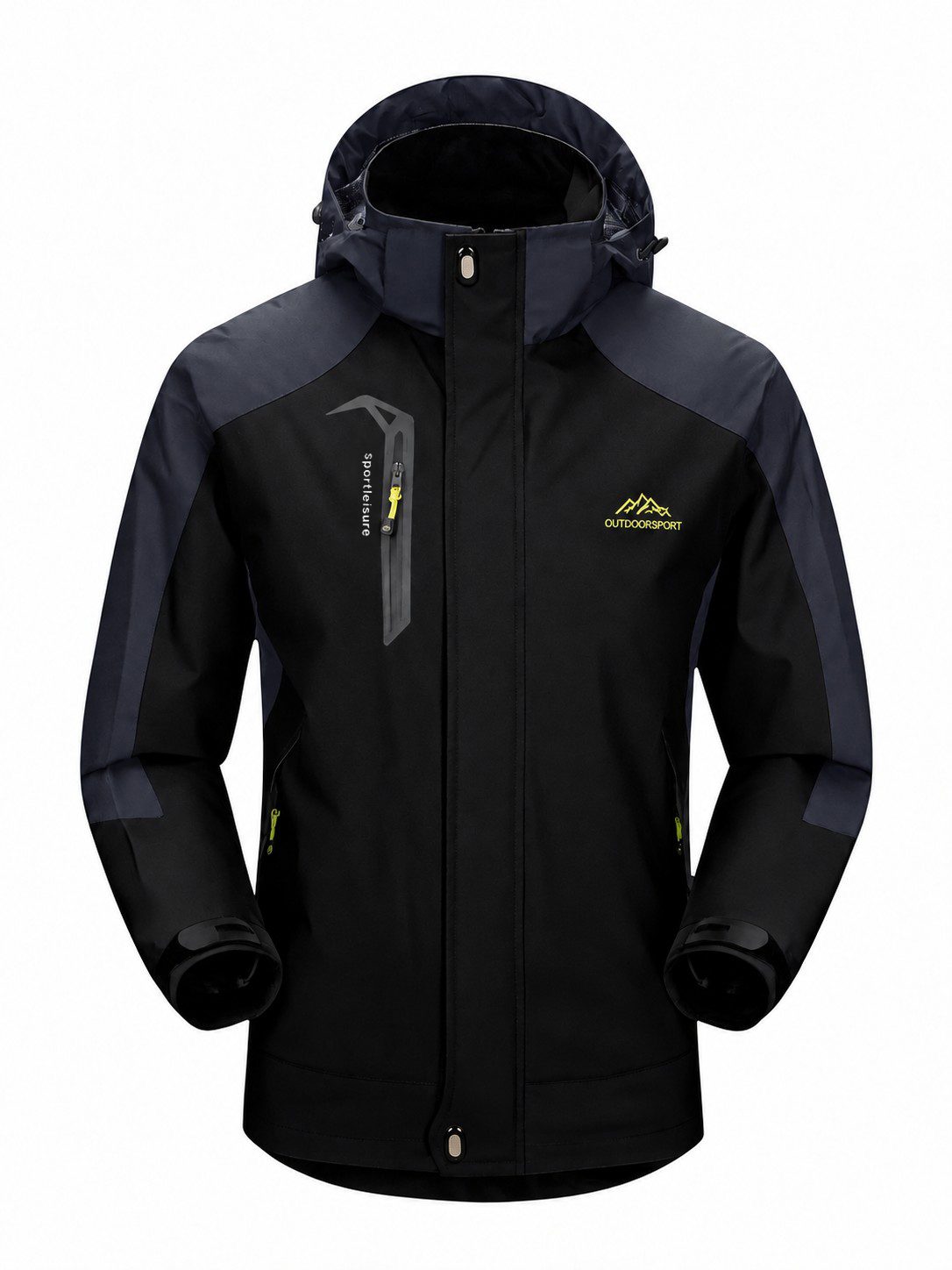 Hooded Hiking Rain Shell with 1500mm Protection