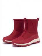 Mid-Height Snow Boots with Side-Zip Entry