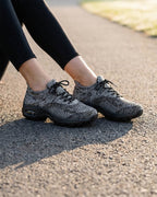 Air Cushion Knit Walking Shoes with Sock Collar