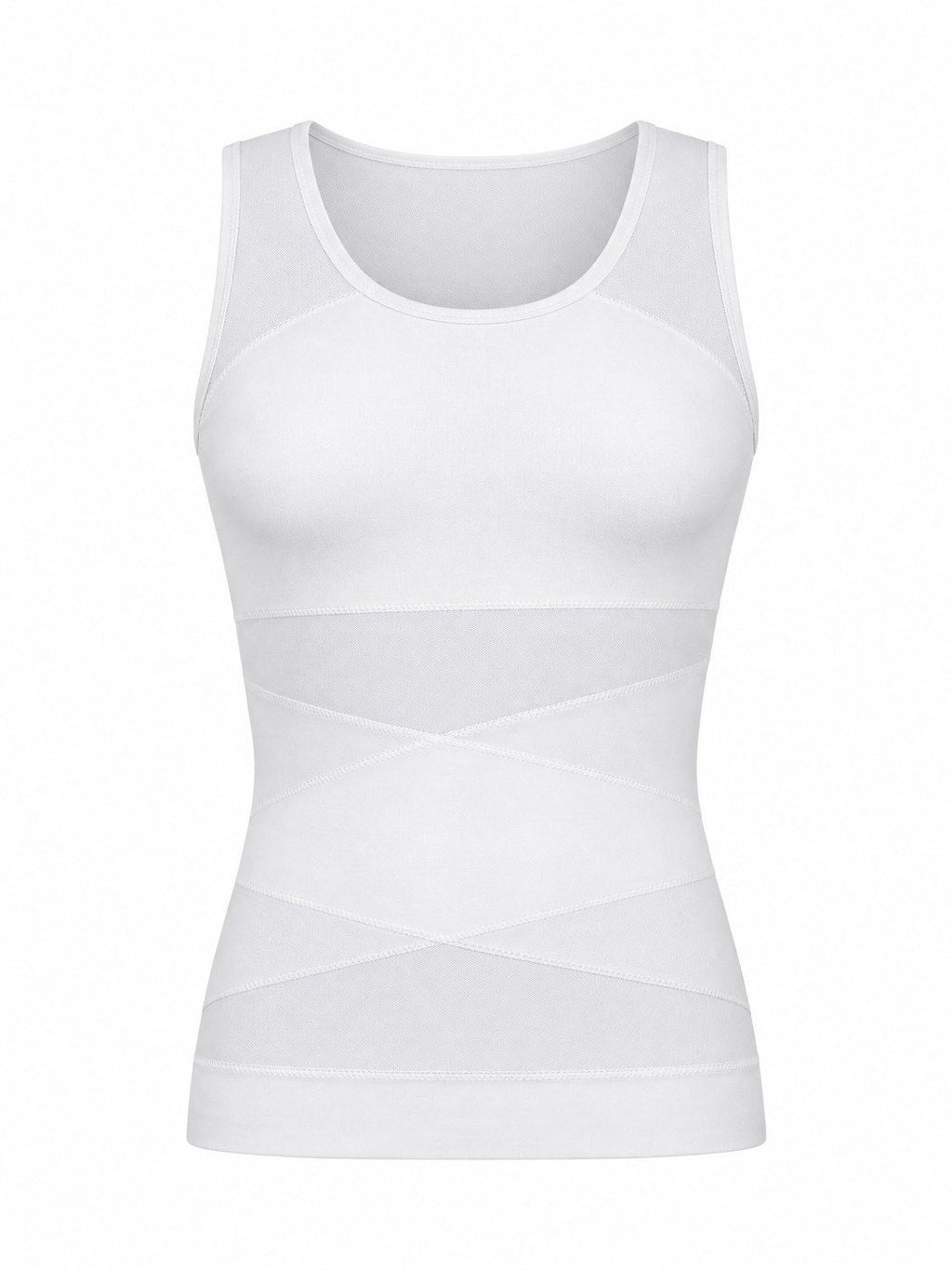 Men's Targeted Compression Tank with Mesh Ventilation