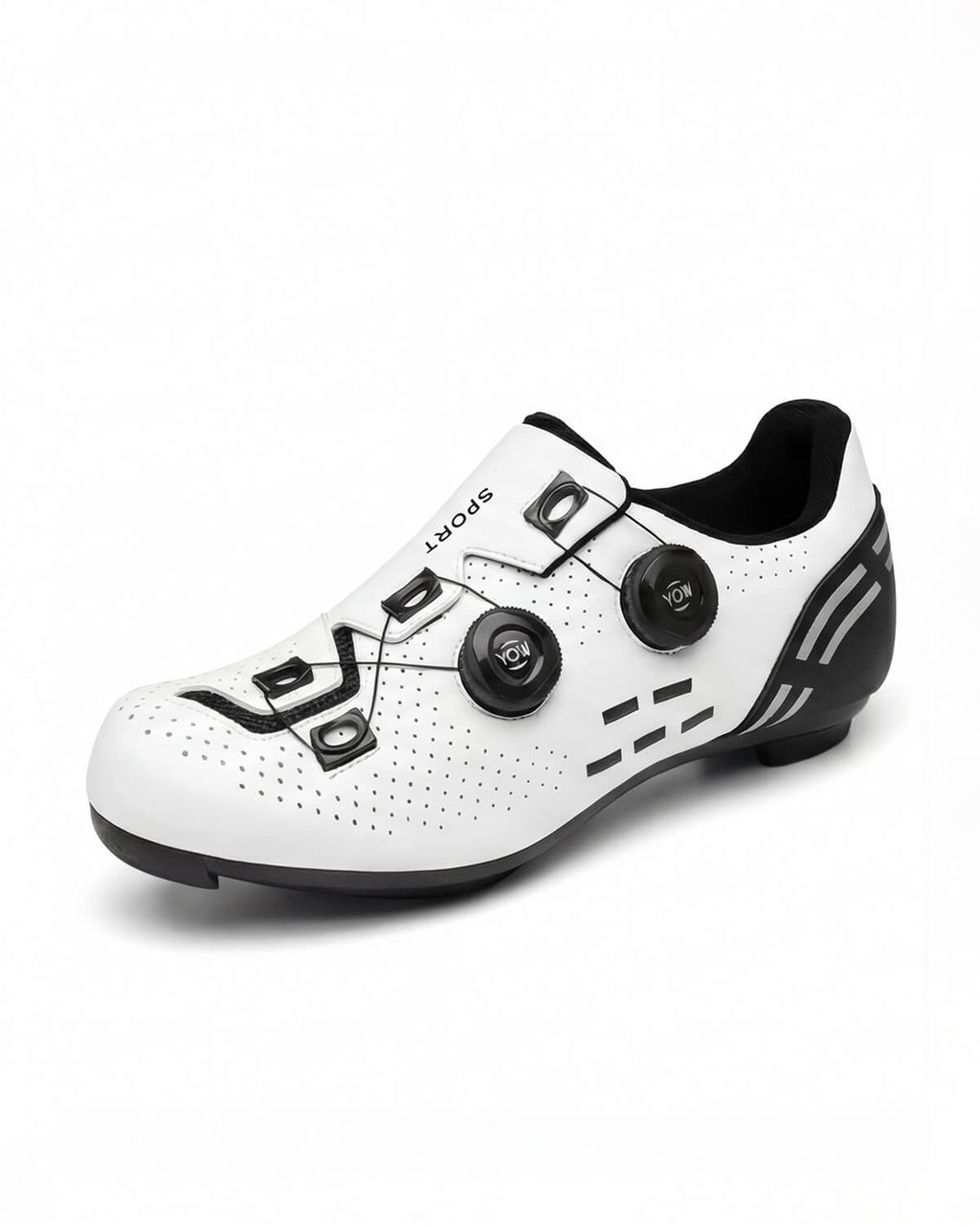 Cycling Shoes with Dual Dial Fit and Cleat Sole