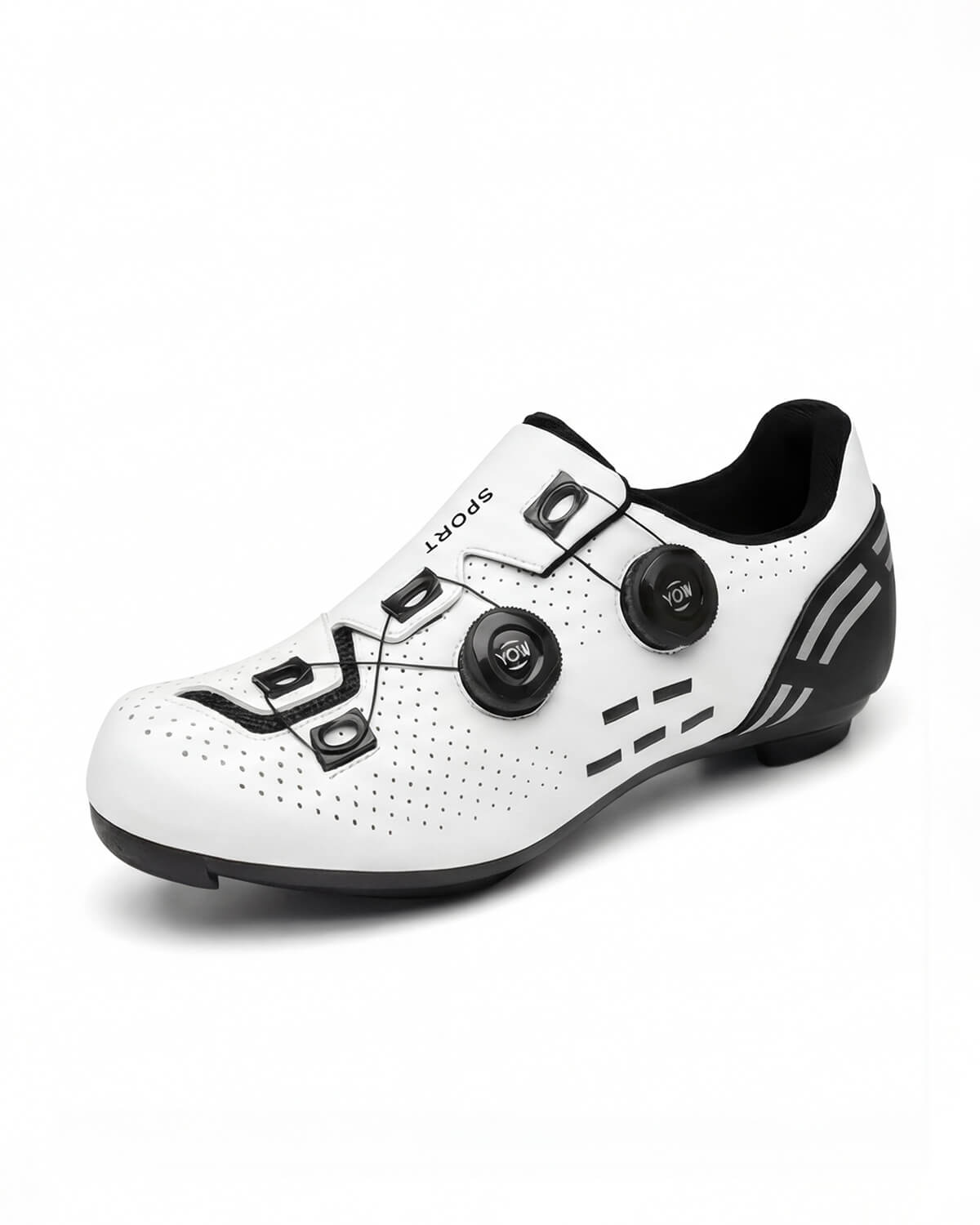 Cycling Shoes with Dual Dial Fit and Cleat Sole