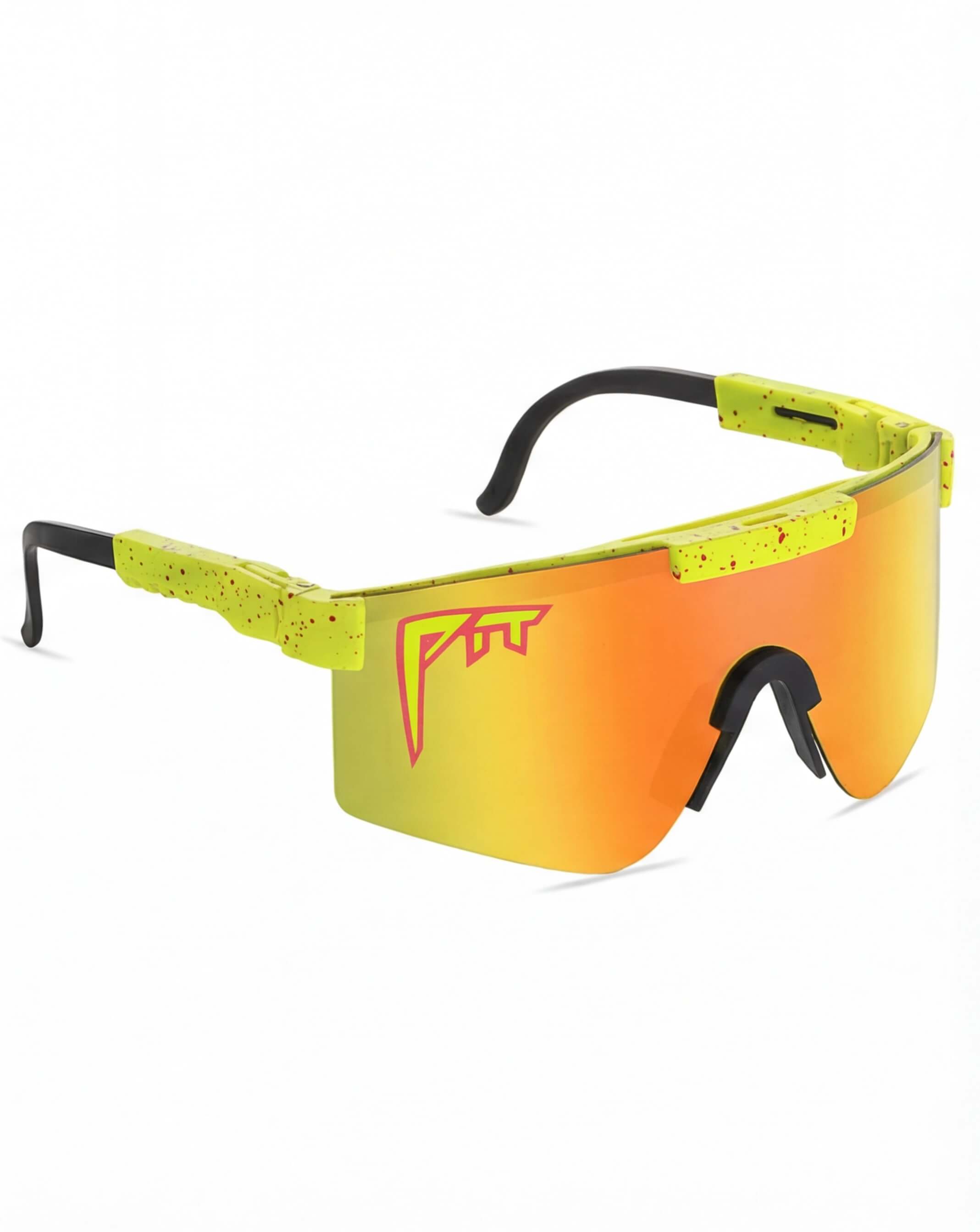 UV400 Wraparound Shield Sunglasses for Cycling and Hiking