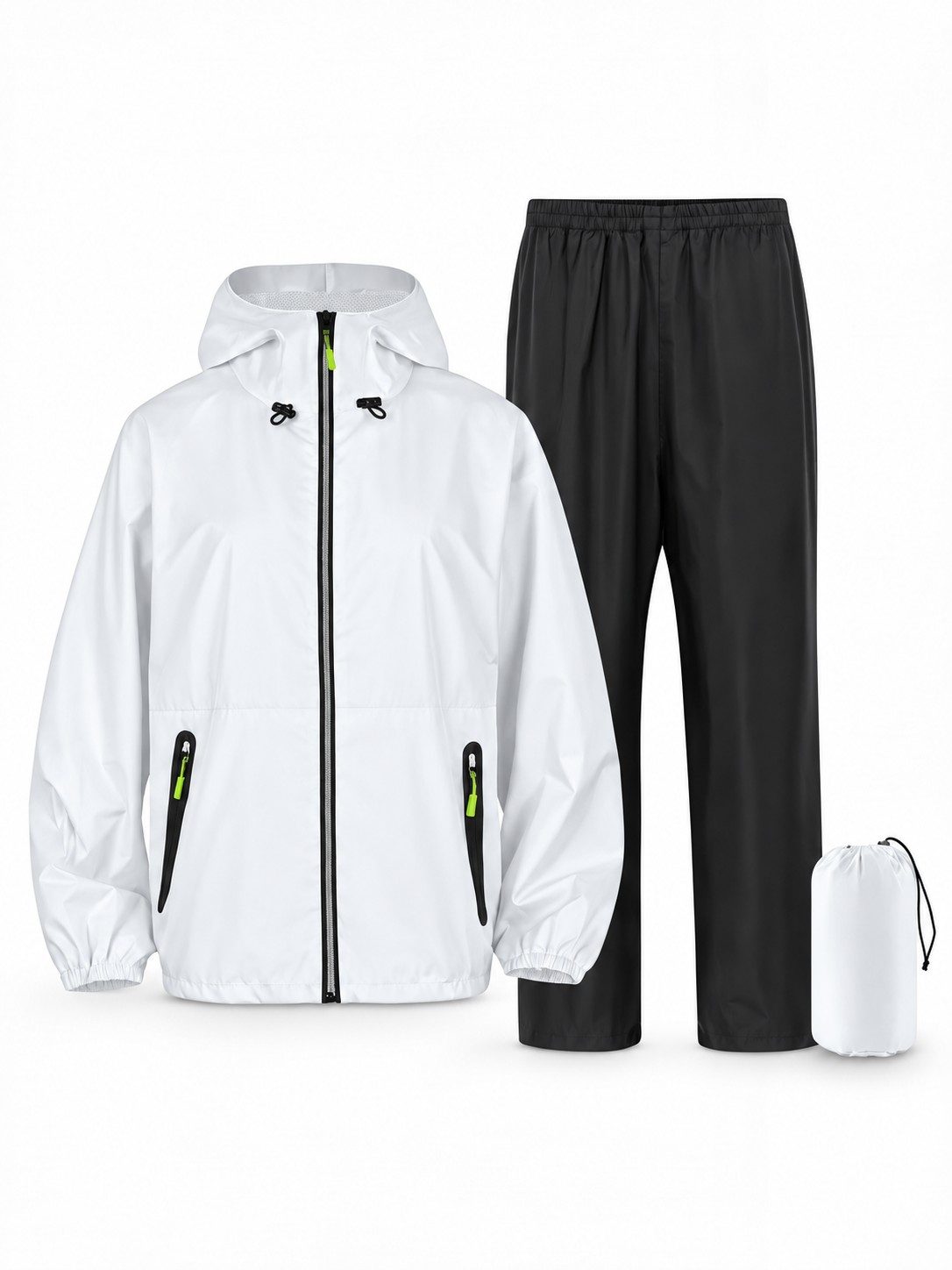 Lightweight Packable Rain Jacket & Pants Set