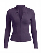 Women’s Full-Zip Training Jacket with Thumb Holes