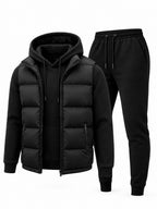 3-Piece Hoodie, Joggers & Puffer Vest Set