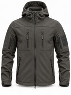 Men's Fleece-Lined Hooded Softshell Hiking Jacket