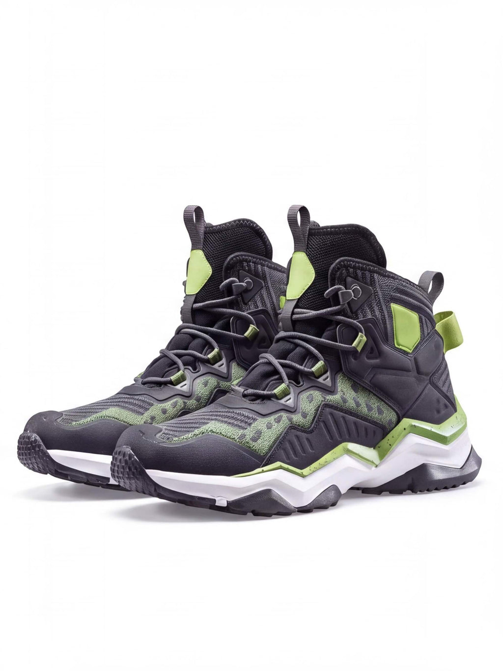 Trail Hiking Boots with Padded Tongue and Layered Support