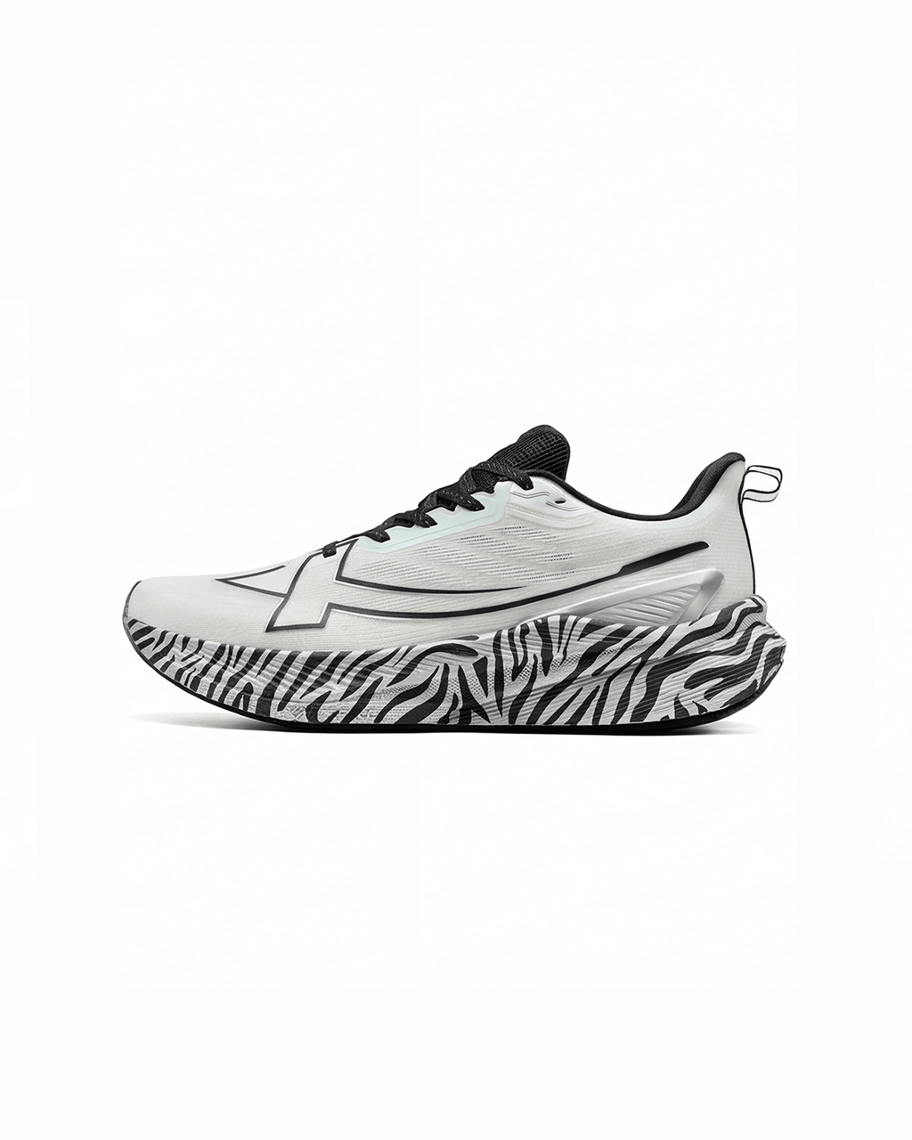 Cushioned Lace-Up Performance Running Shoes